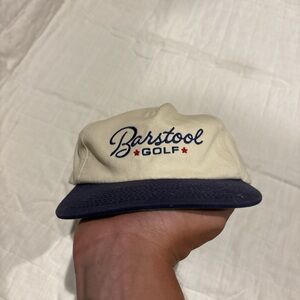 Barstool Golf Cream and Blue Hat